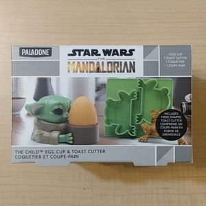 Star Wars The Mandalorian The Child Grogu Egg Cup & Toast Cutter